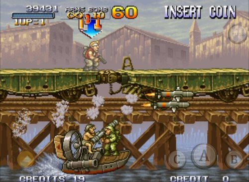 Shooter games Metal slug X