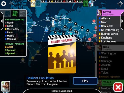 Pandemic: The board game