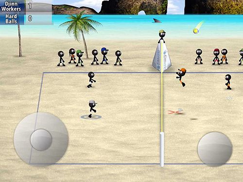 Stickman volleyball in Russian