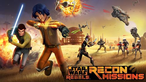 logo Guerra nas Estrelas. Rebeldes: Missões Recon