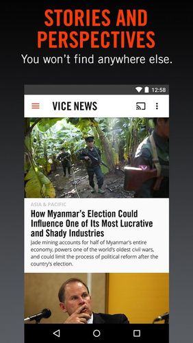 Completely clean version VICE news without mods