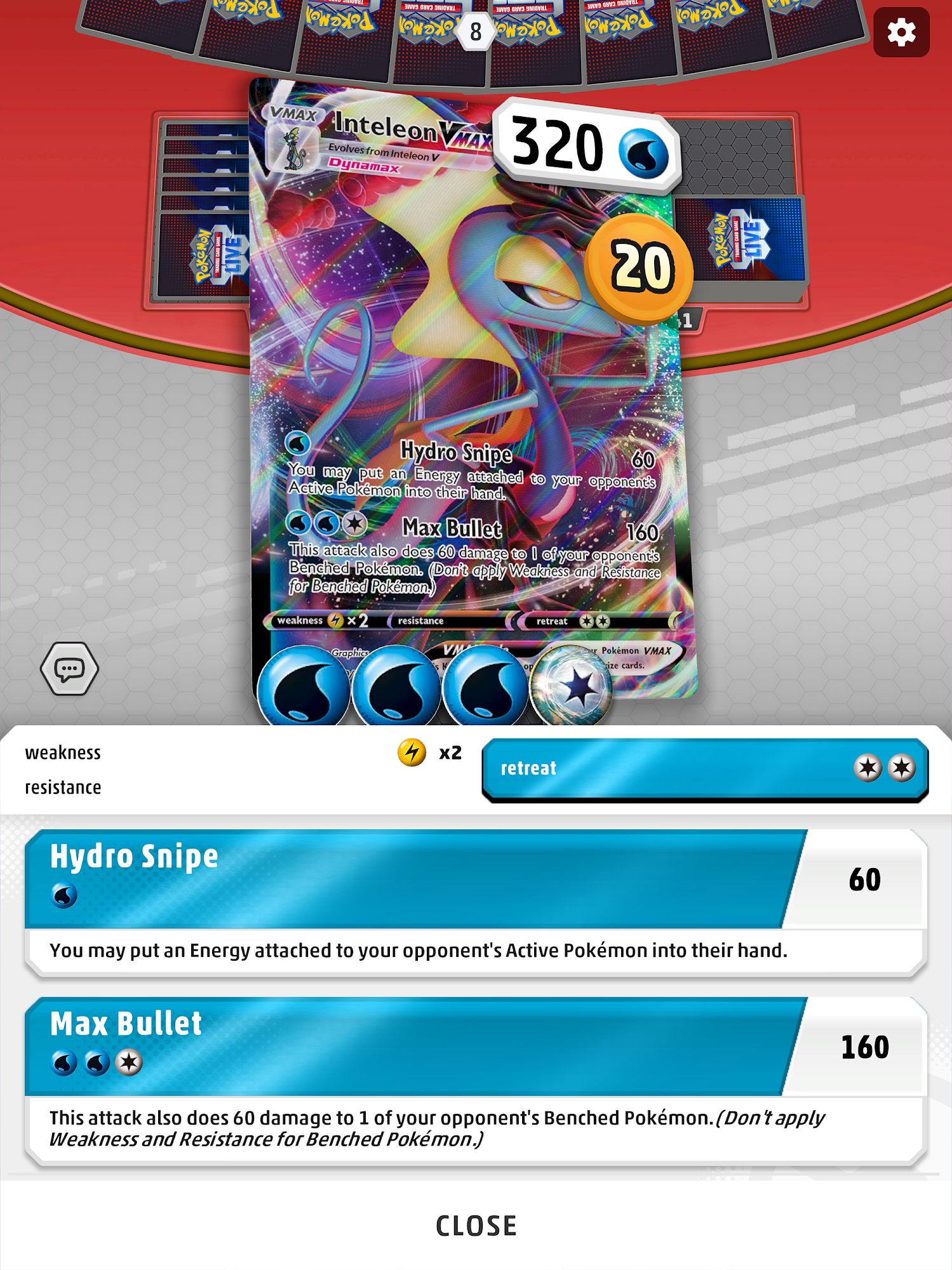 Pokémon TCG Live captura de pantalla 1