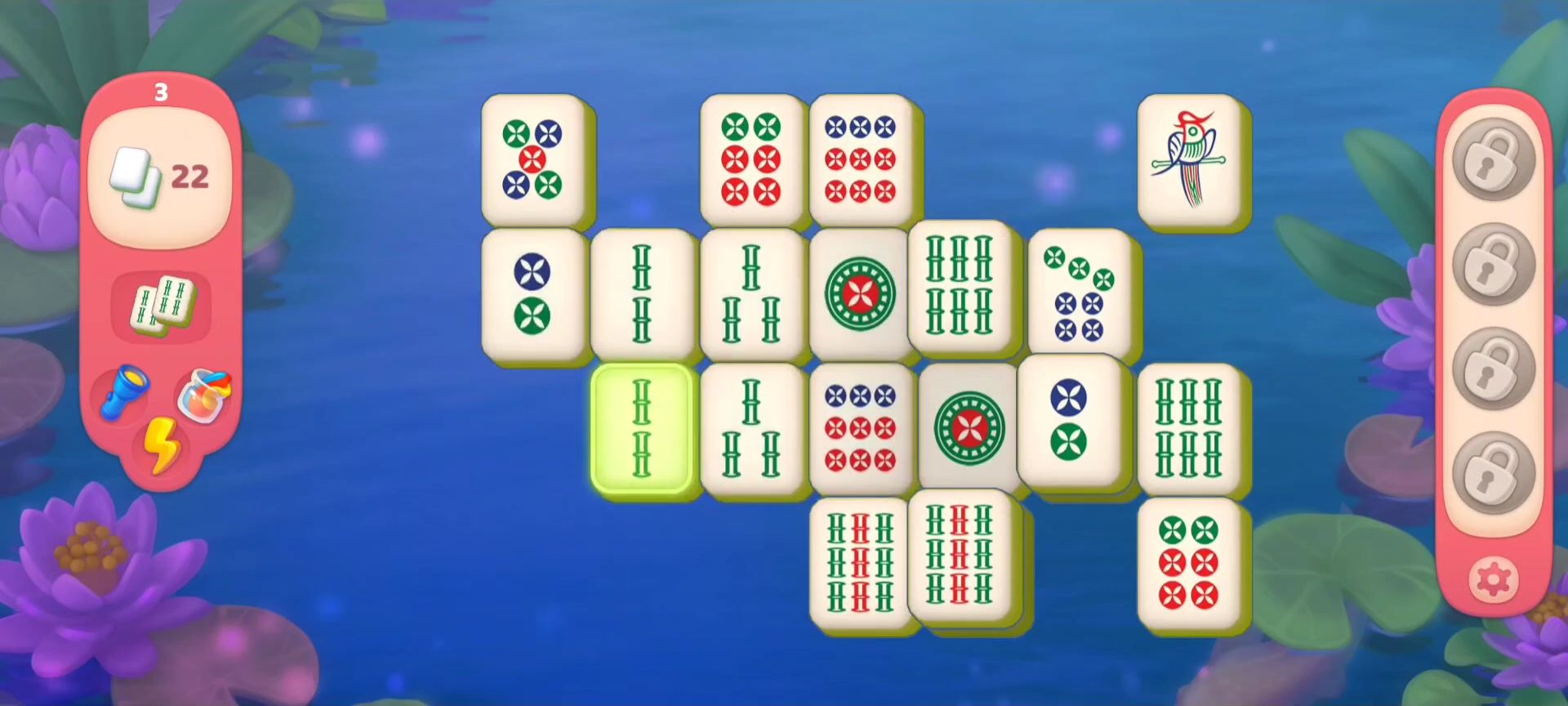 Bewitching Mahjong Solitaire screenshot 1