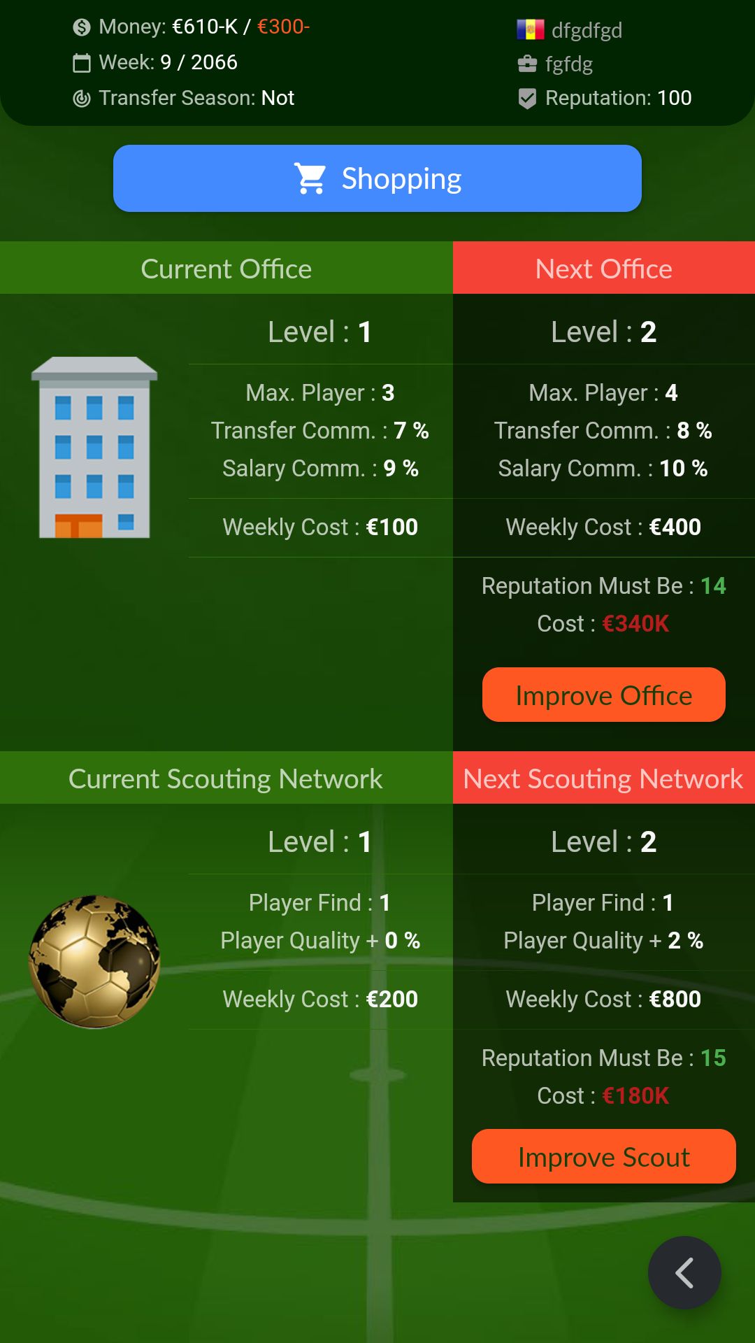 Soccer Agent screenshot 1