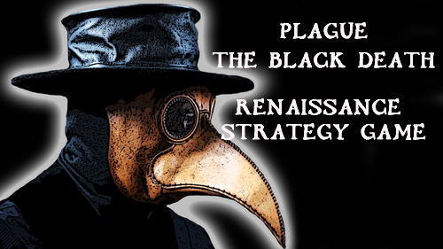 logo Plague: The black death. Renaissance strategy game