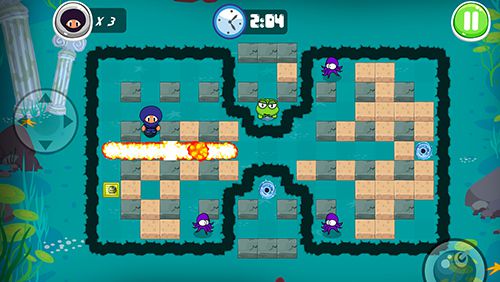 Aventuras do menino Ninja: Edição de Bomberman