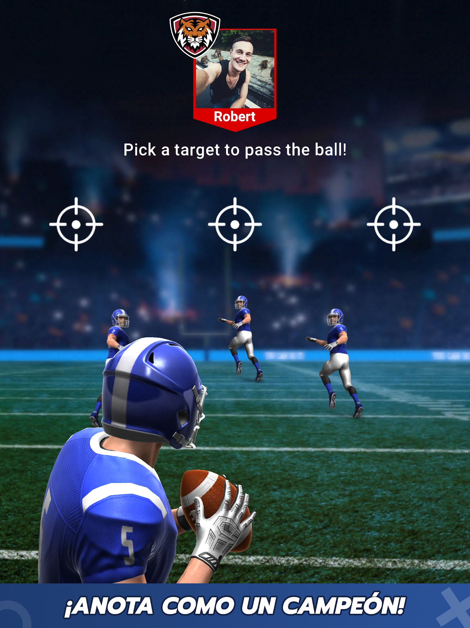 Football Battle - Touchdown! captura de pantalla 1