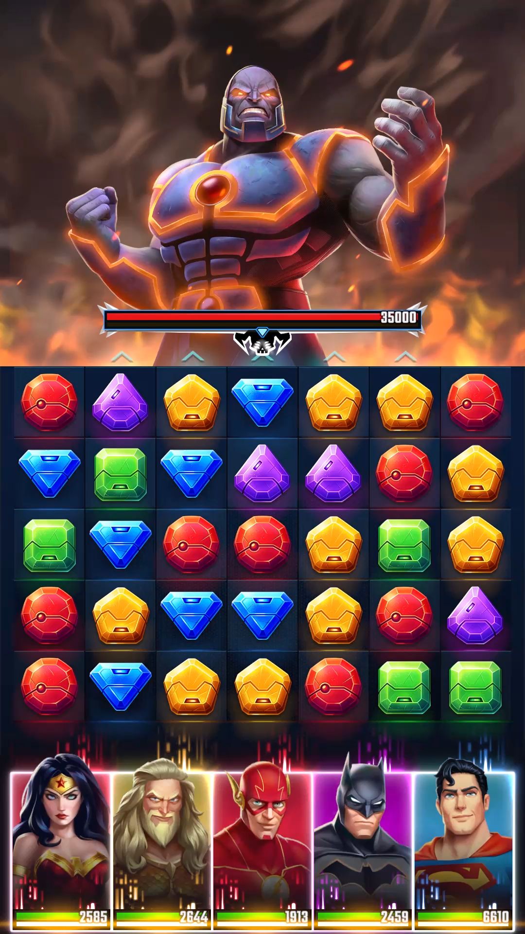 DC Heroes & Villains: Match 3 für Android