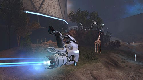 Simulador de cabra: Destruição do espaço