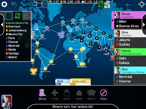 Pandemic: The board game for iPhone for free