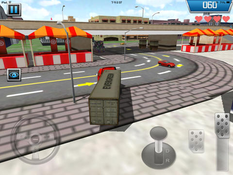 Estacionamento de caminhões 3D
