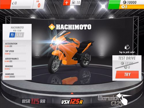 A linha de chegada: Corridas de alta velocidade de motos de rua em português