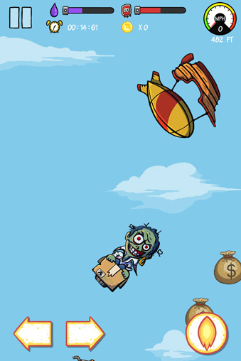  FreeZom: Aventura voando de zumbis