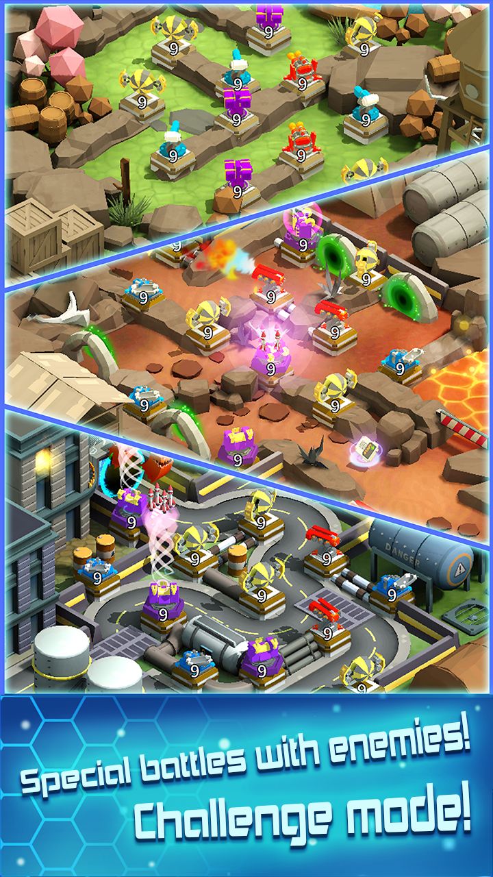 Turret Merge Defense for Android