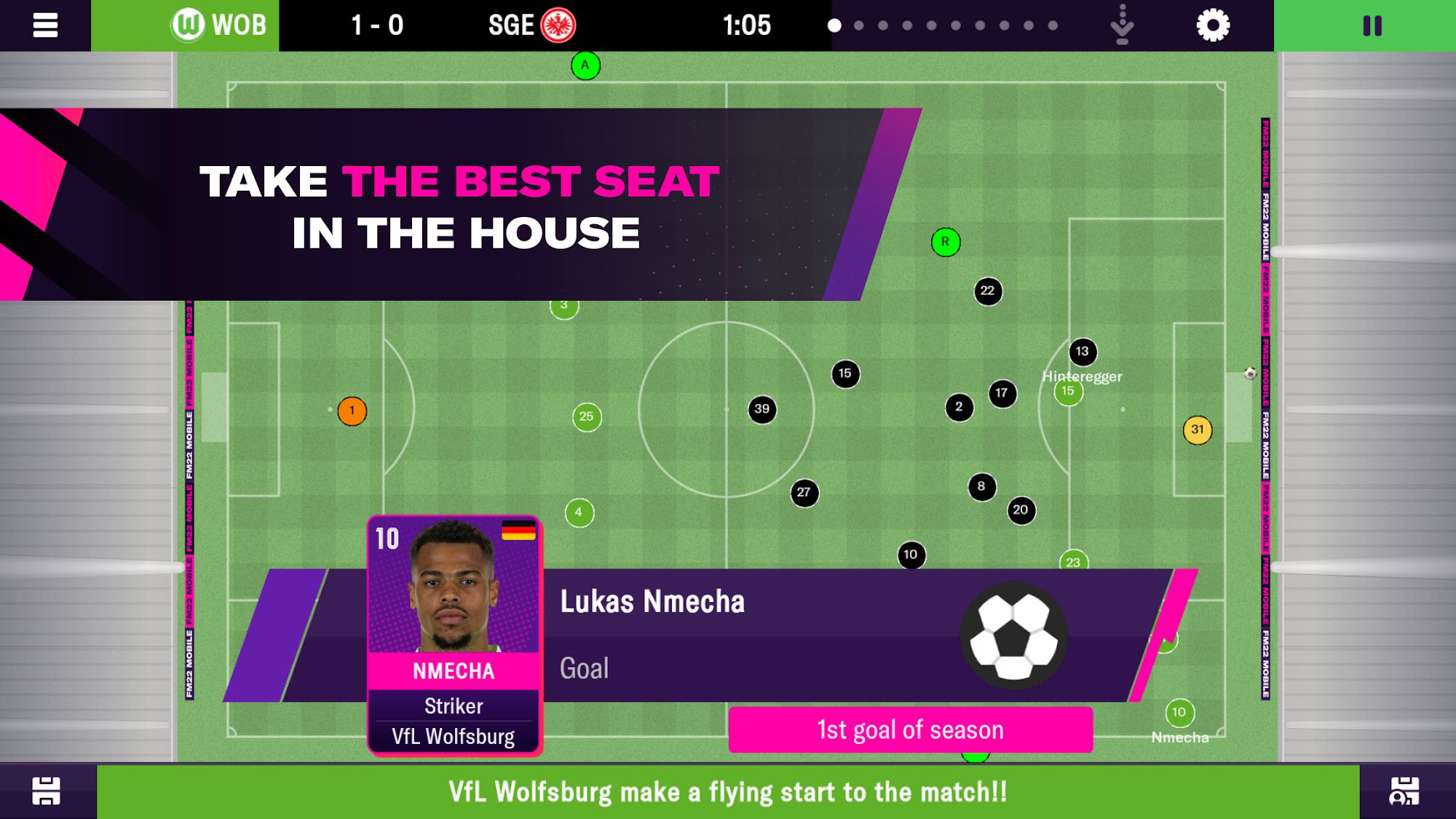 Football Manager 2022 Mobile captura de tela 1