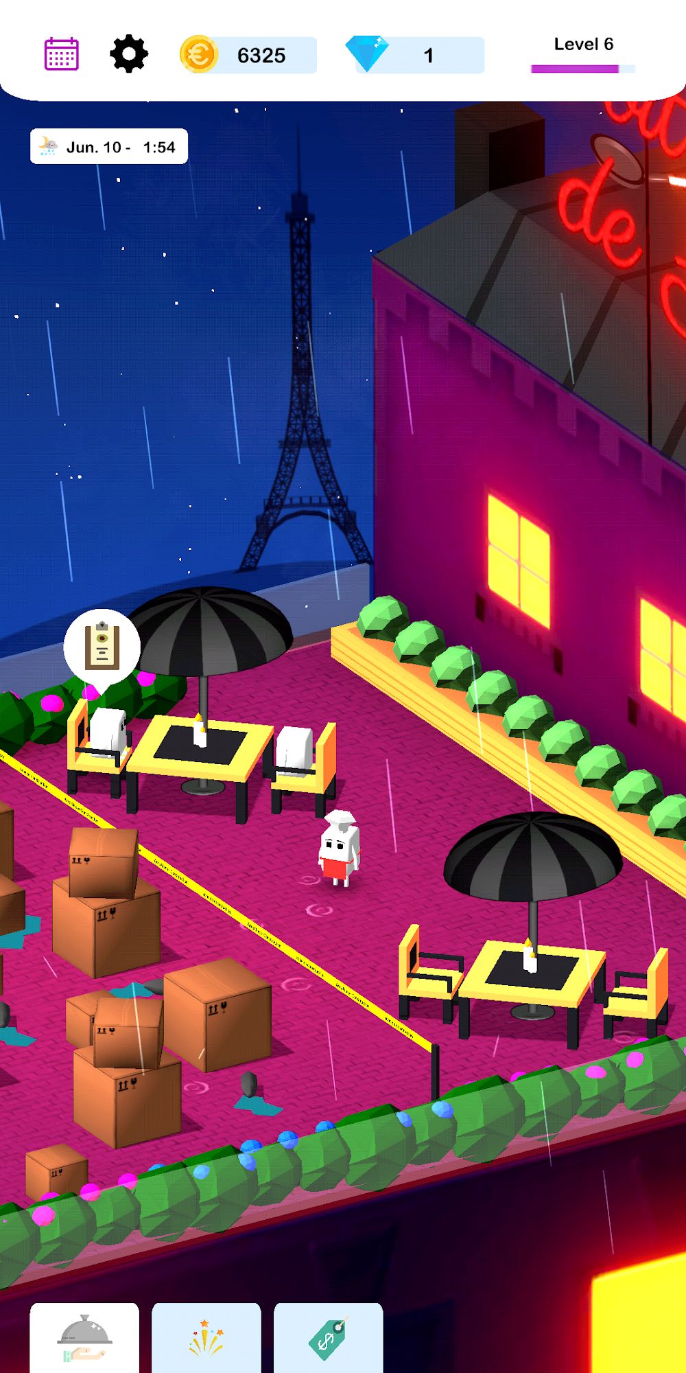 The Roof - French Cooking Game pour Android