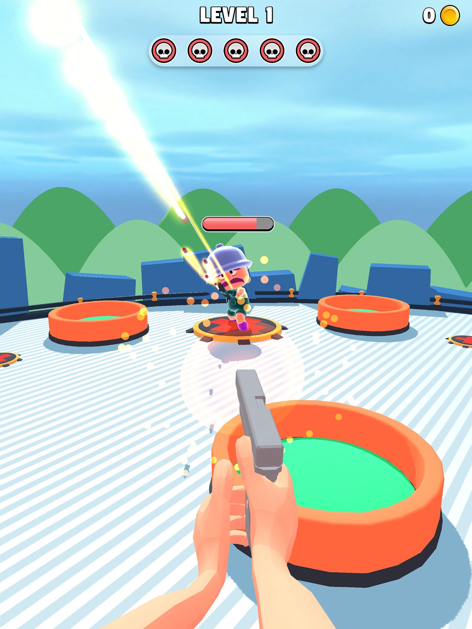 Free Shooter Rush 3D capture d'écran 1