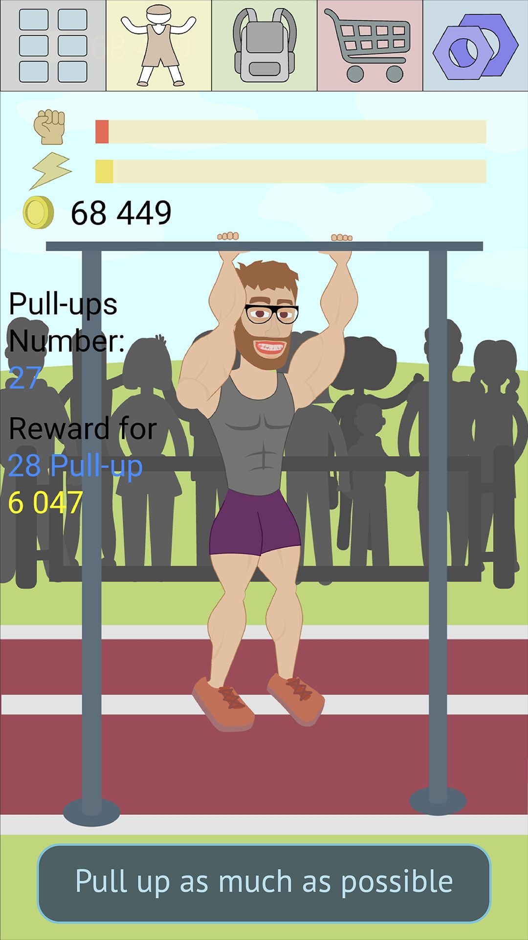 Muscle clicker 2: RPG Gym game capture d'écran 1