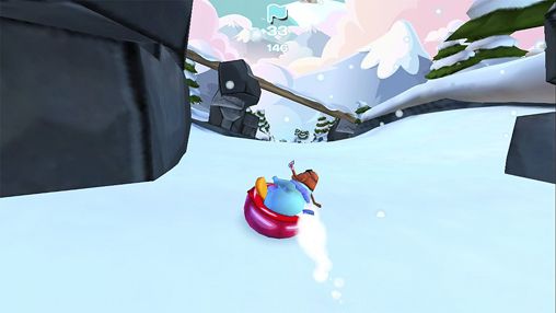 Club penguin: Sled racer for iPhone for free