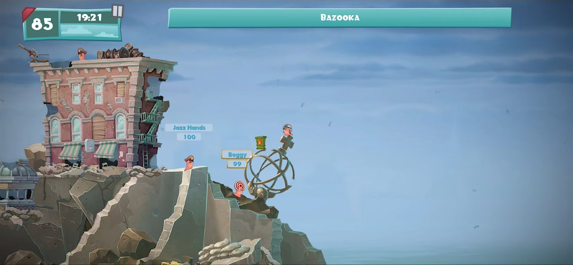 Worms W.M.D: Mobilize captura de tela 1