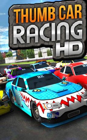 Thumb car racing icono