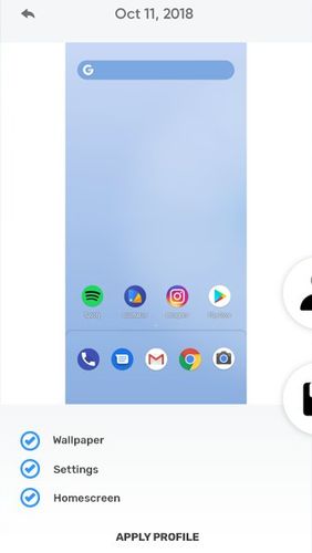 Android app Hyperion launcher