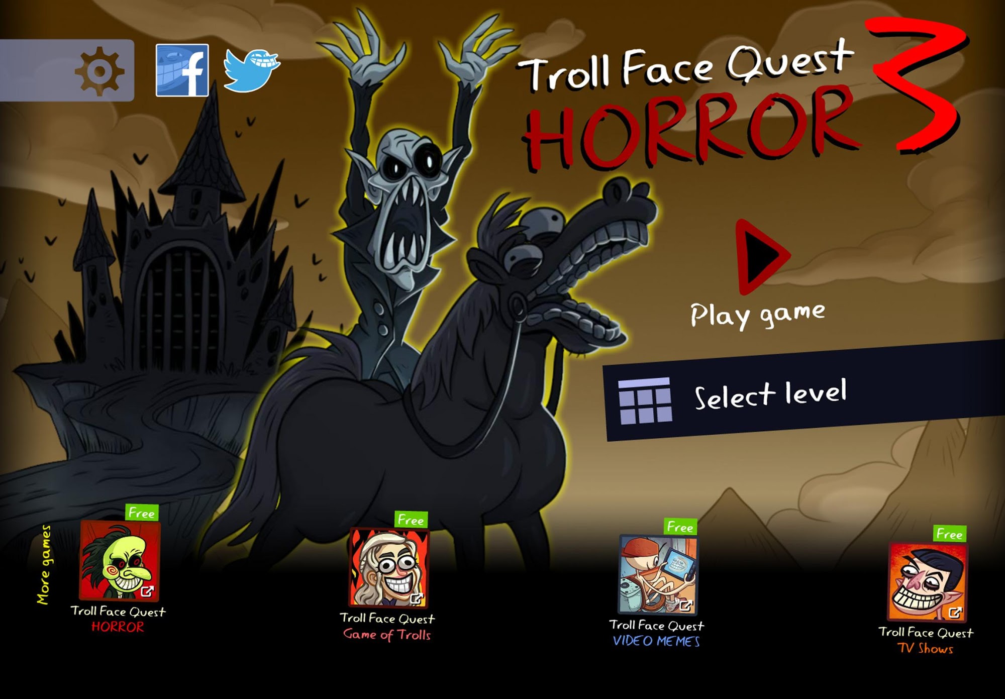 Troll Face Quest: Horror 3 screenshot 1