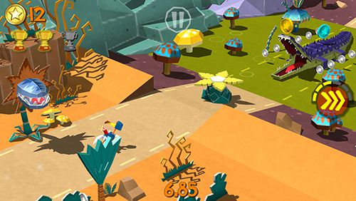 Sobrevivente de papelão: Aventuras do Jurássico para iPhone grátis