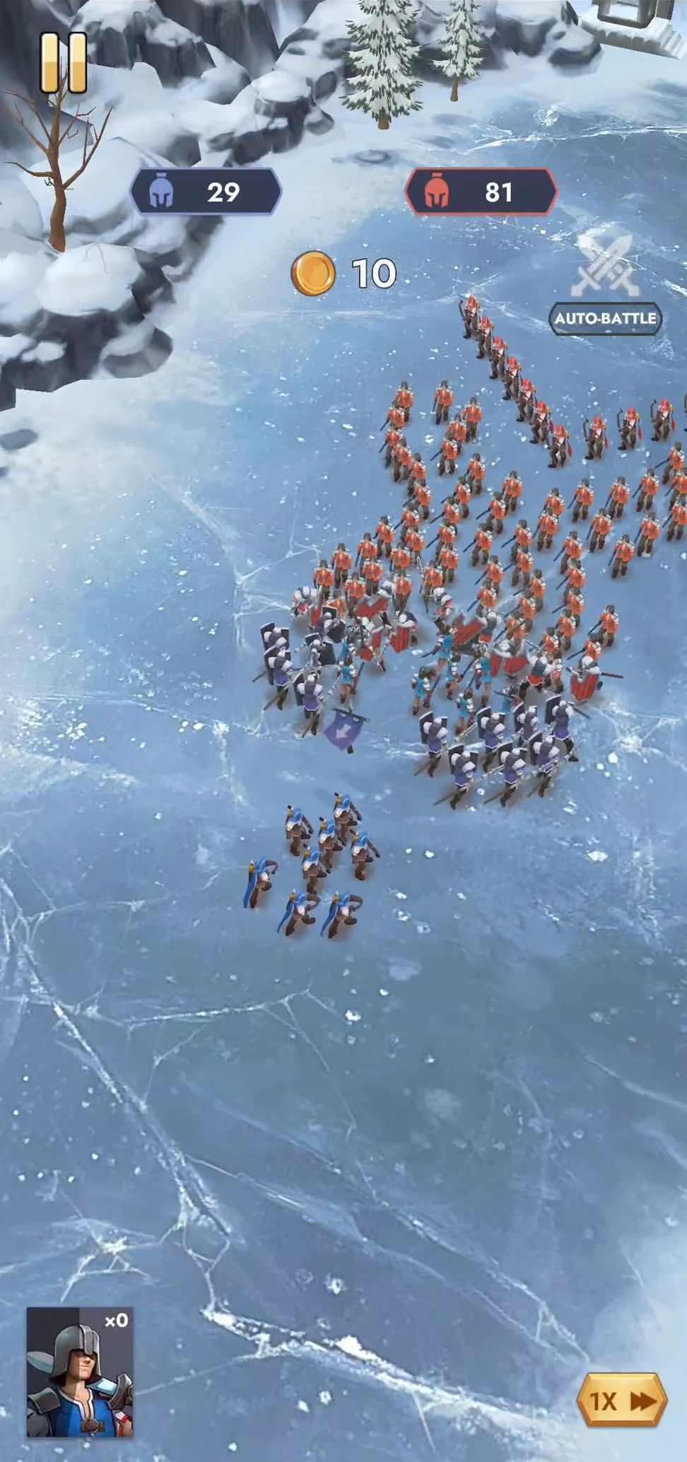 Kingdom Clash - Battle Sim captura de pantalla 1