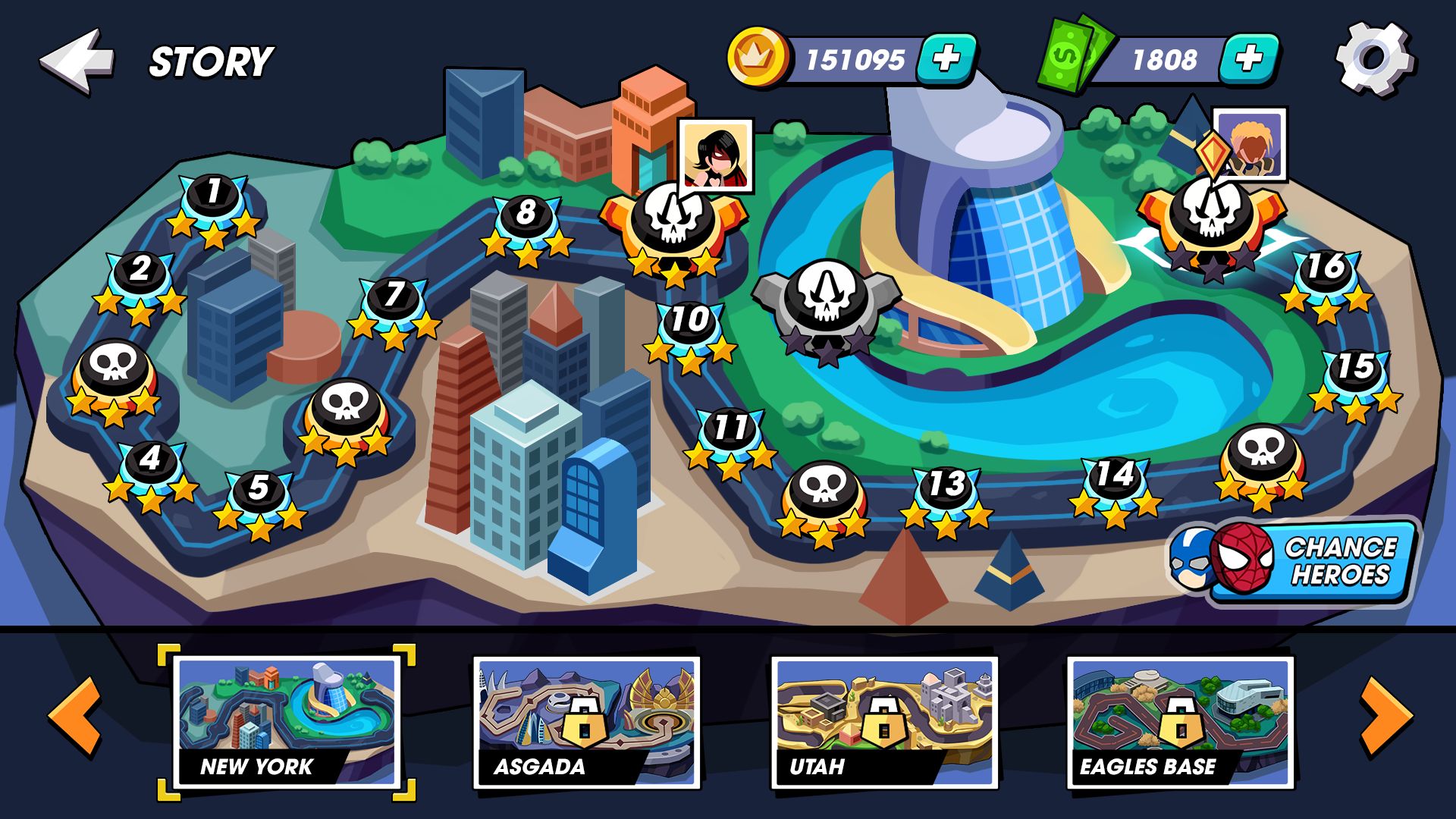 Stickman Fighter Infinity - Super Action Heroes screenshot 1