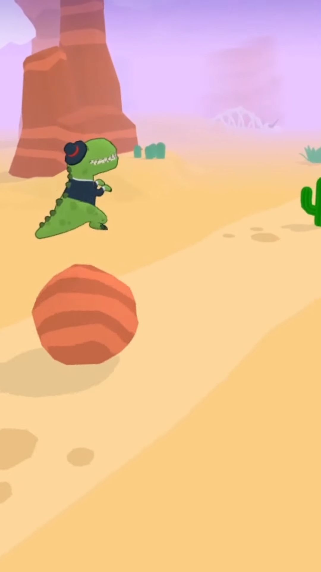 Dino Run 3D captura de pantalla 1