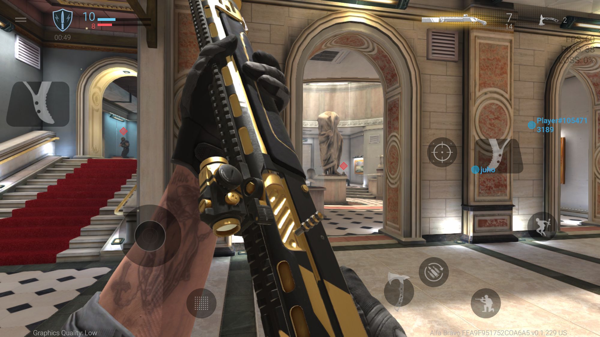 Combat Master Online FPS captura de pantalla 1