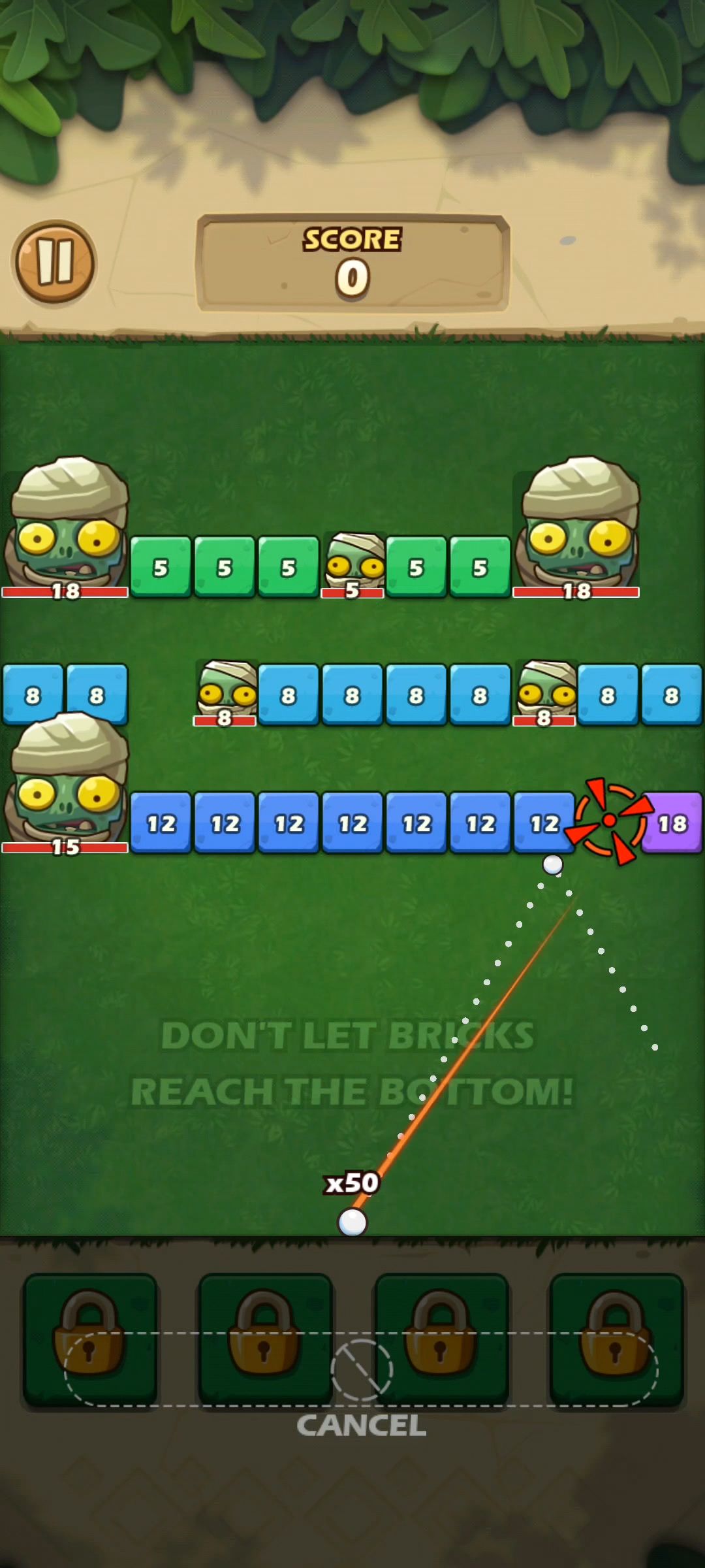 Breaker Fun 2: Zombie Brick screenshot 1