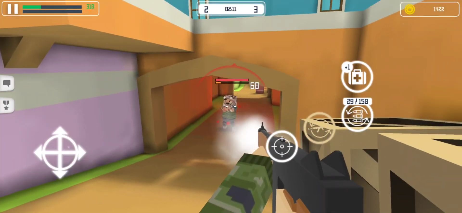 Block Gun: FPS PvP War - Online Gun Shooting Games captura de pantalla 1