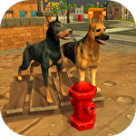 Doggy dog world icon