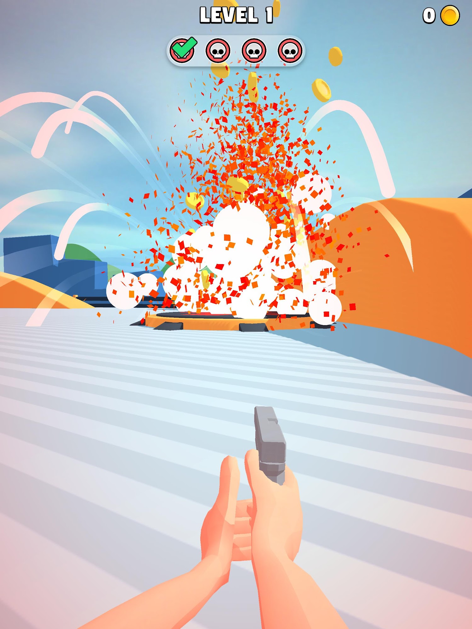 Free Shooter Rush 3D capture d'écran 1