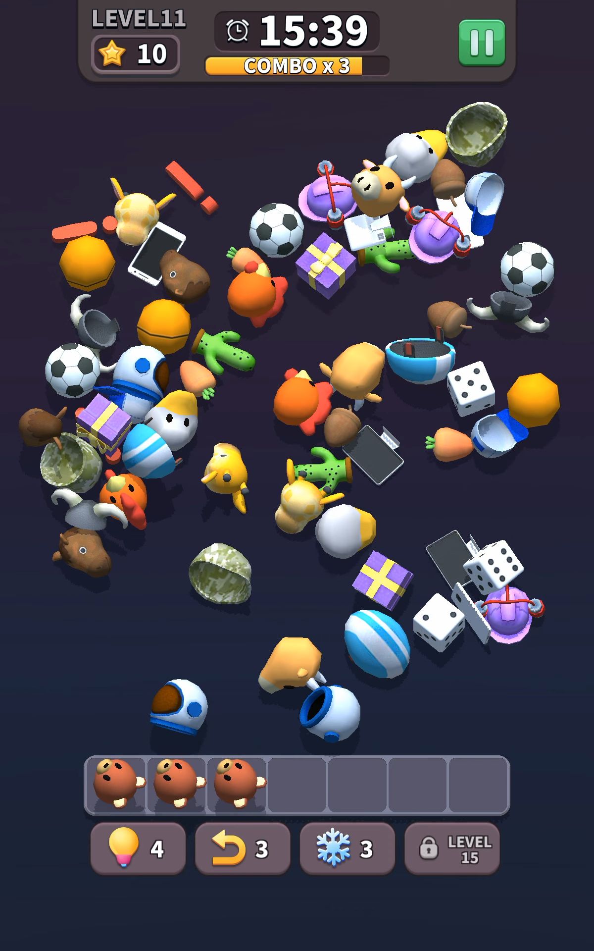 Tile Master 3D - Triple Match & 3D Pair Puzzle screenshot 1