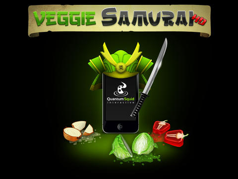 logo O samurai contra legumes