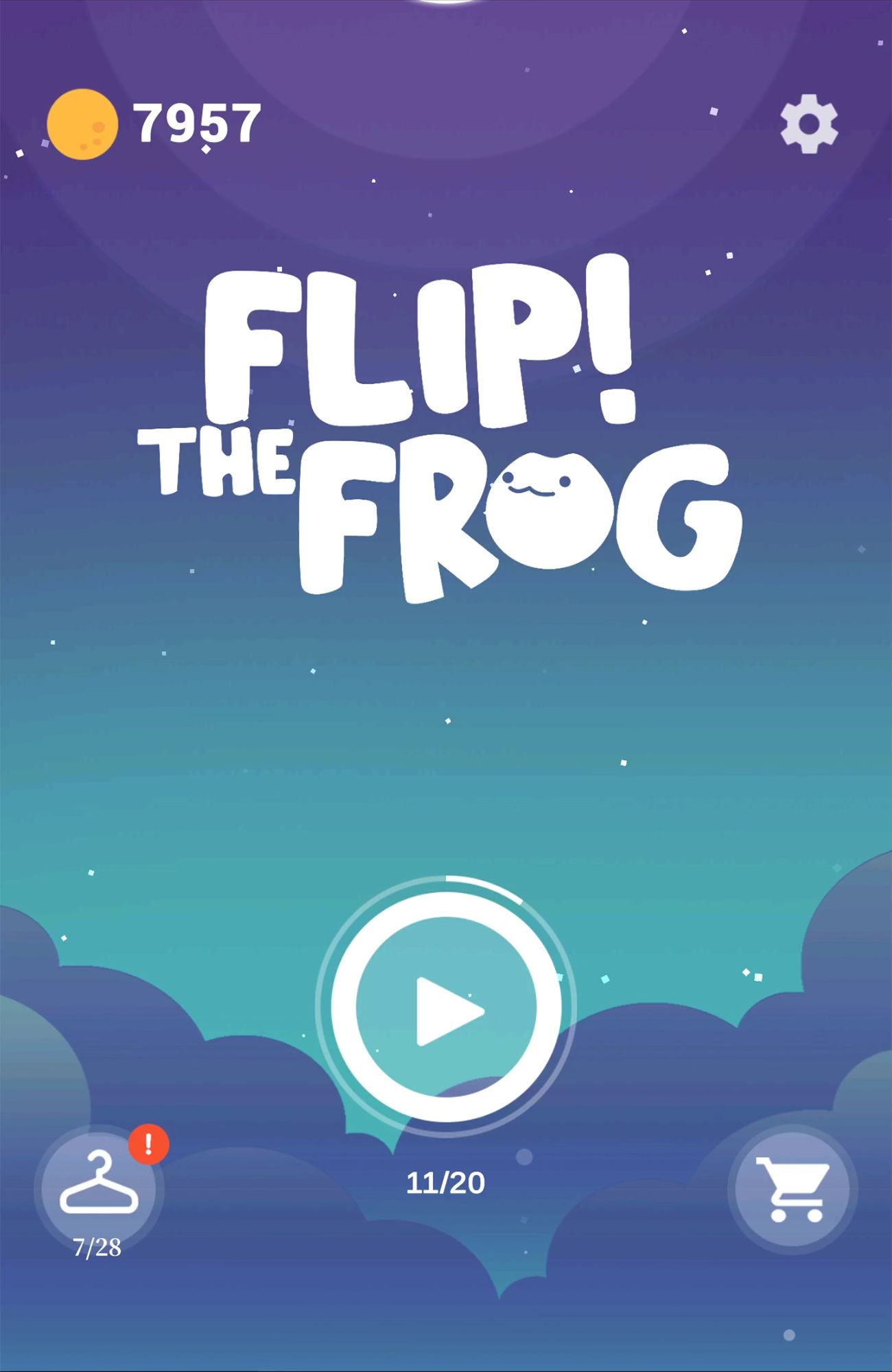 Flip! the Frog - Best of free casual arcade games captura de pantalla 1