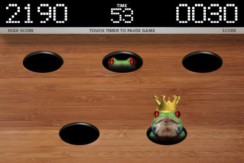 Whack it: Frogs for iPhone for free