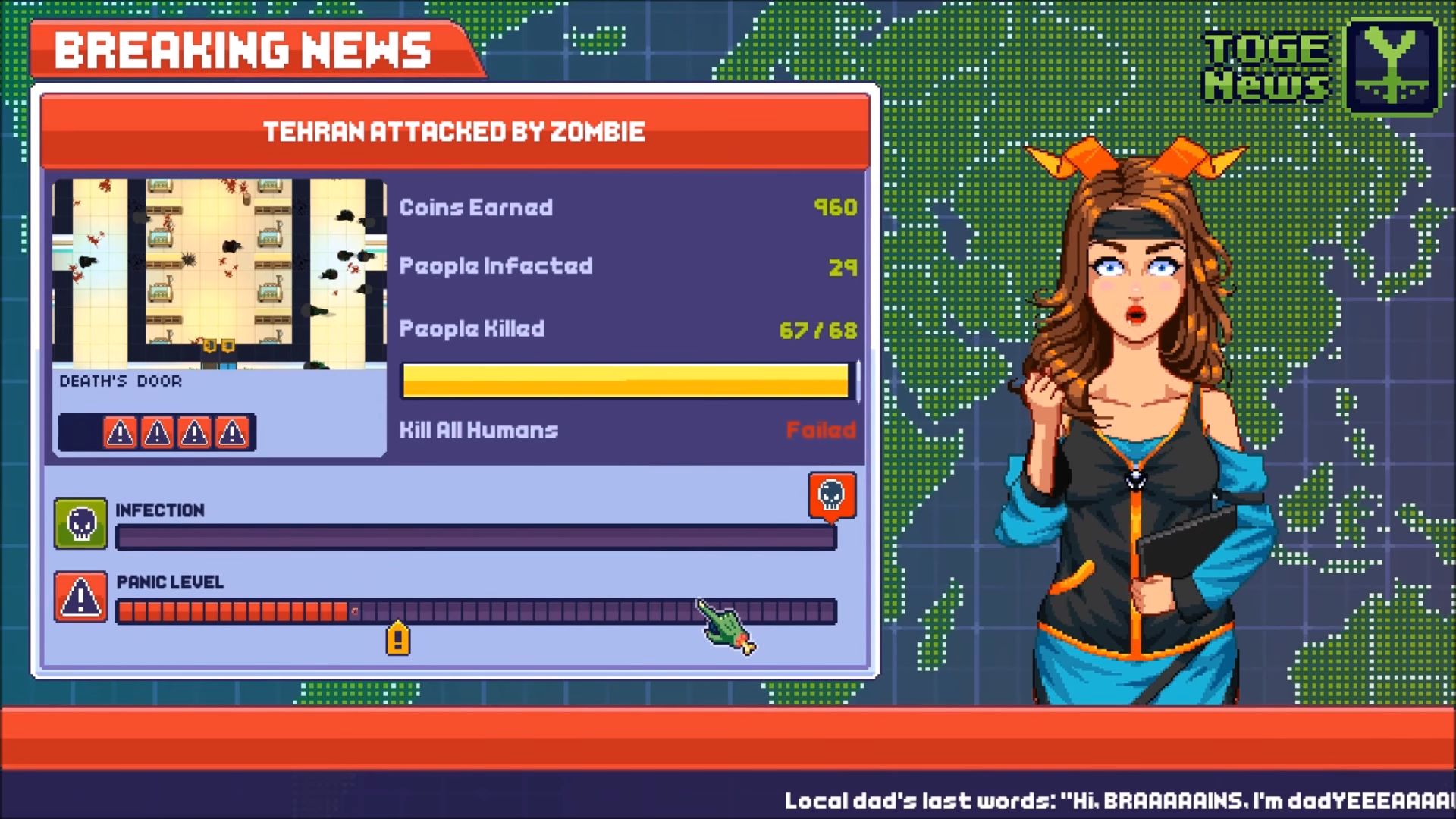 Infectonator 3: Apocalypse captura de tela 1