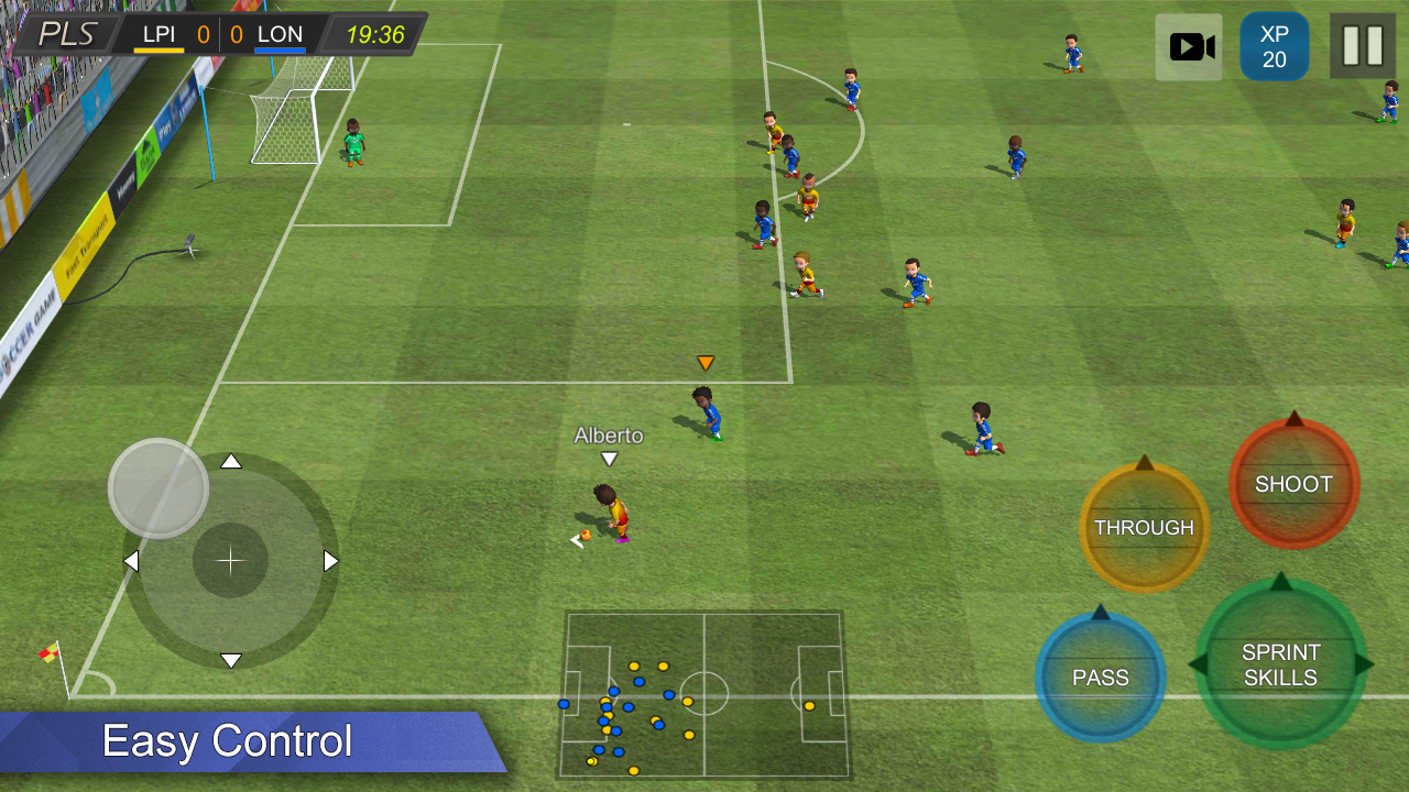 Pro League Soccer screenshot 1