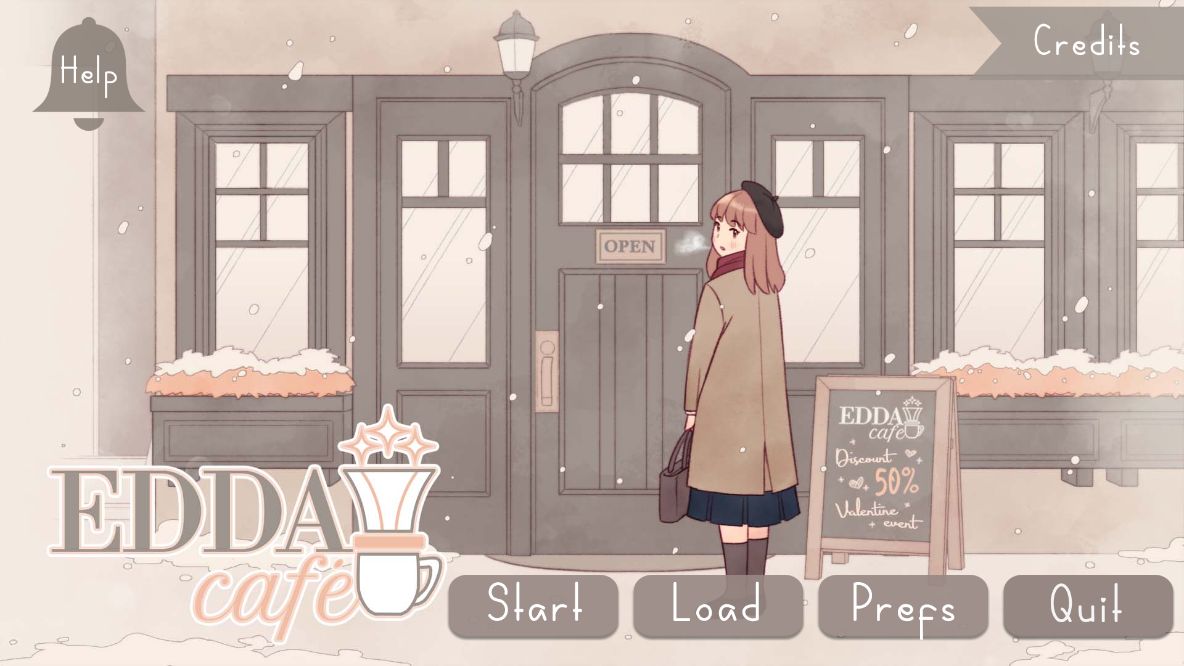 EDDA Cafe Visual Novel screenshot 1