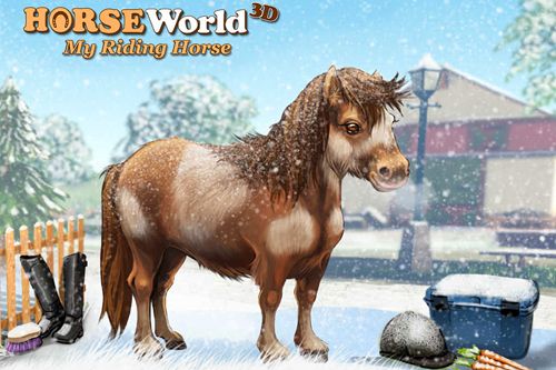 logo Horse world 3D: My riding Horse. Christmas edition