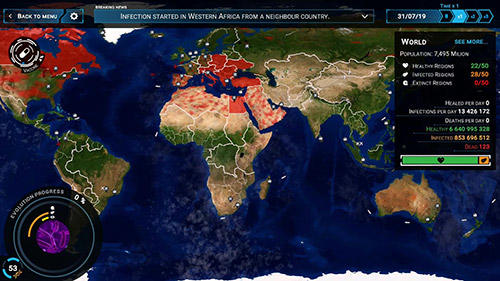 Outbreak: Infect the world für Android
