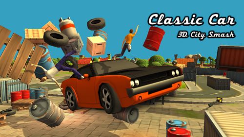 logo Carro clássico: 3D Desordem na cidade
