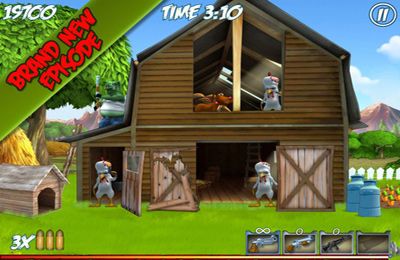 Shooter games Farm Destroy: Alien Zombie Attack