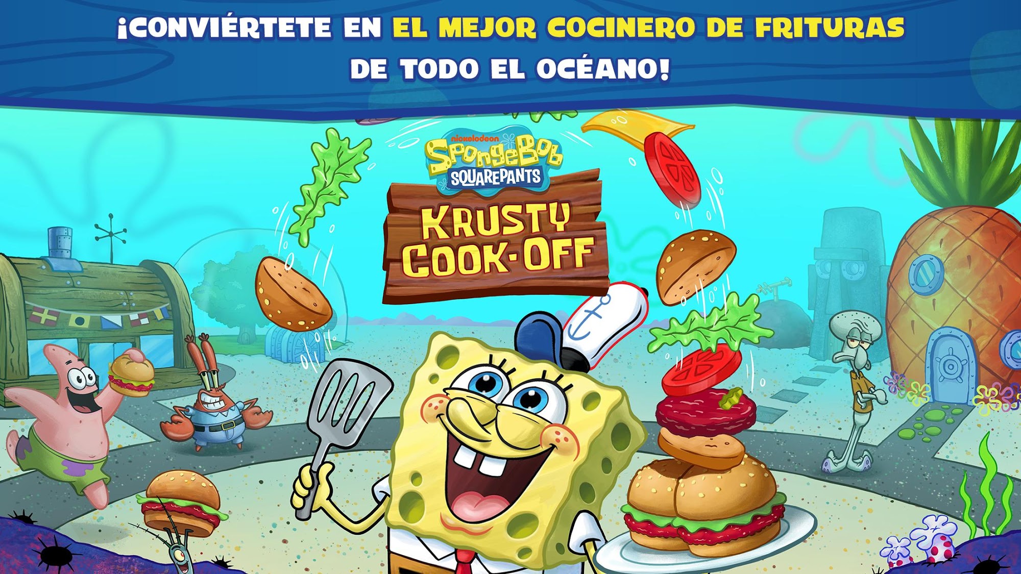 SpongeBob: Krusty Cook-Off captura de pantalla 1