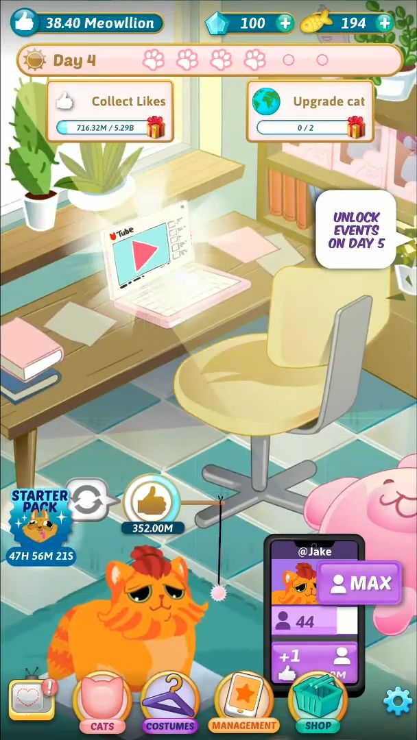 Idle Cat Stars screenshot 1