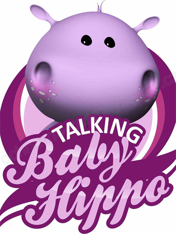 logo Talking baby hippo